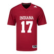 Indiana Hoosiers Adidas #17 Ty Son Lawton Crimson Student Athlete Football Jersey