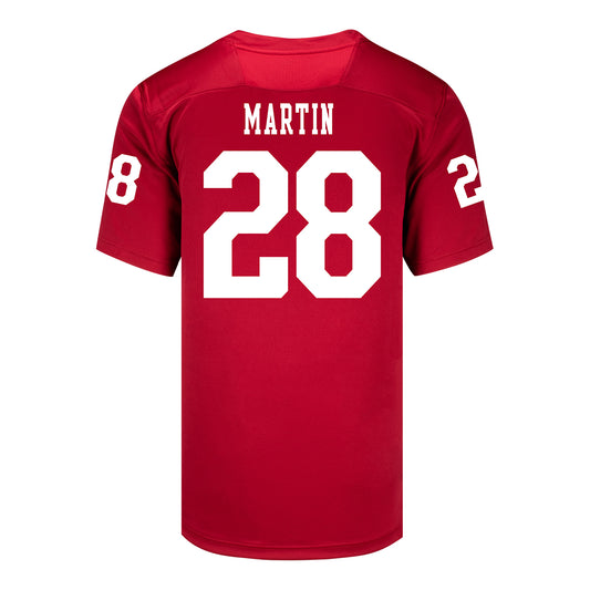 Indiana Hoosiers Adidas Football Student Athlete #28 Khobie Martin Premier Football Jersey