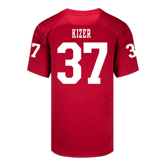 Indiana Hoosiers Adidas Football Student Athlete #37 Heath Kizer Premier Football Jersey