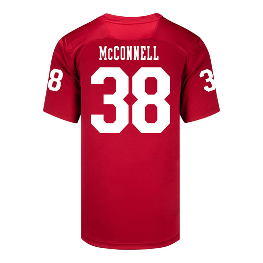 Indiana Hoosiers Adidas Football Student Athlete #38 Kaden McConnell Premier Football Jersey