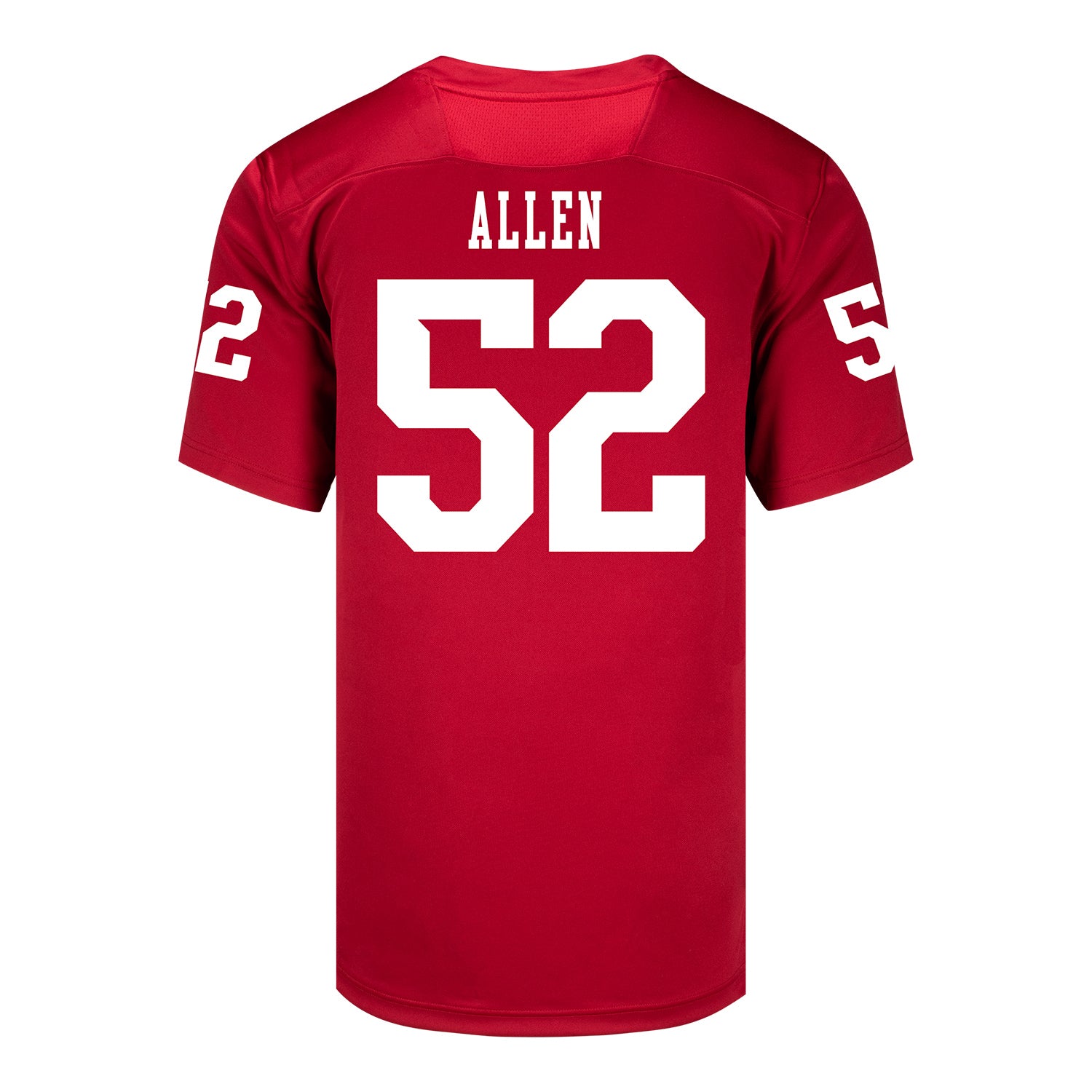 Indiana Hoosiers Adidas Football Student Athlete #52 Clayton Allen Premier Football Jersey