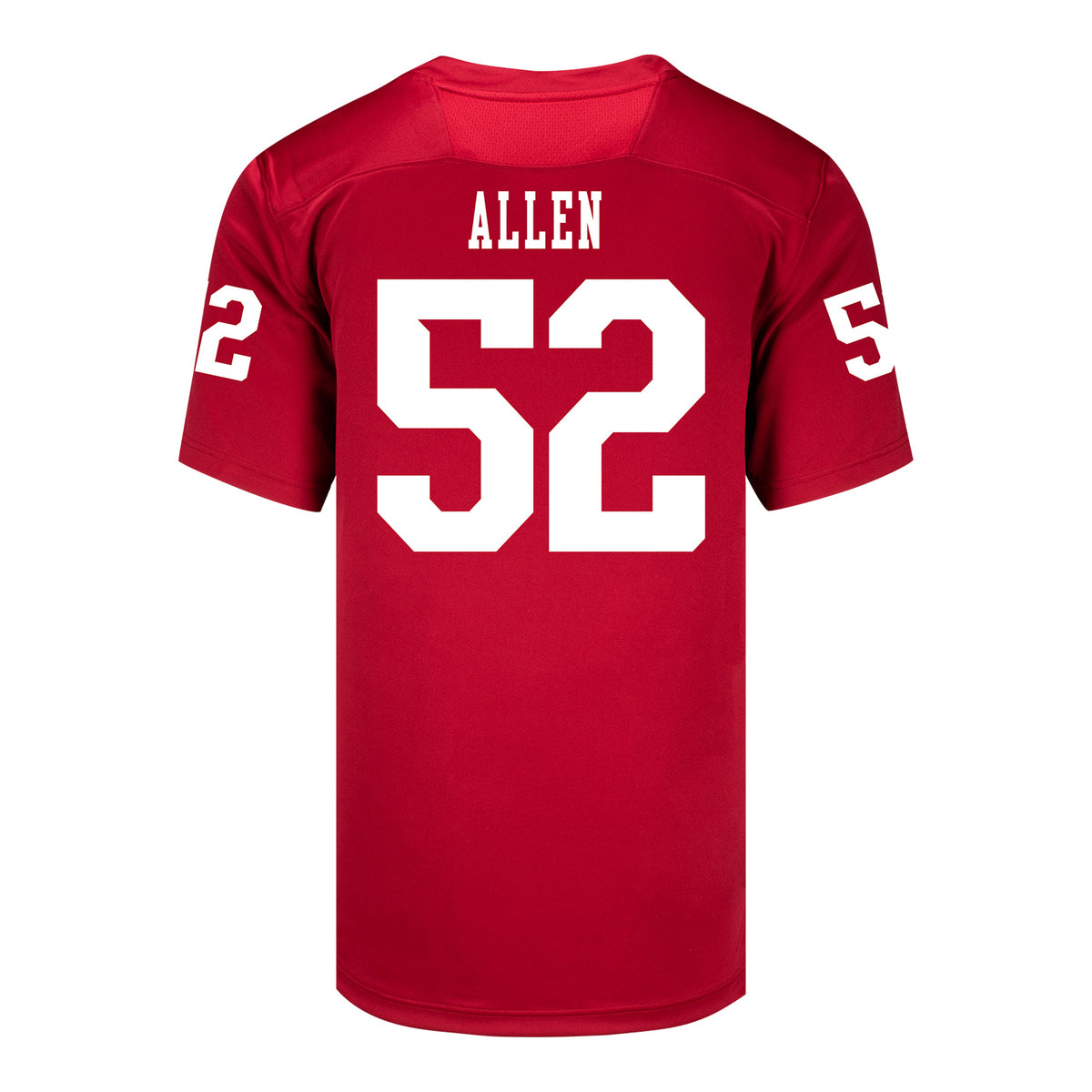 Indiana Hoosiers Adidas Football Student Athlete #52 Clayton Allen Premier Football Jersey