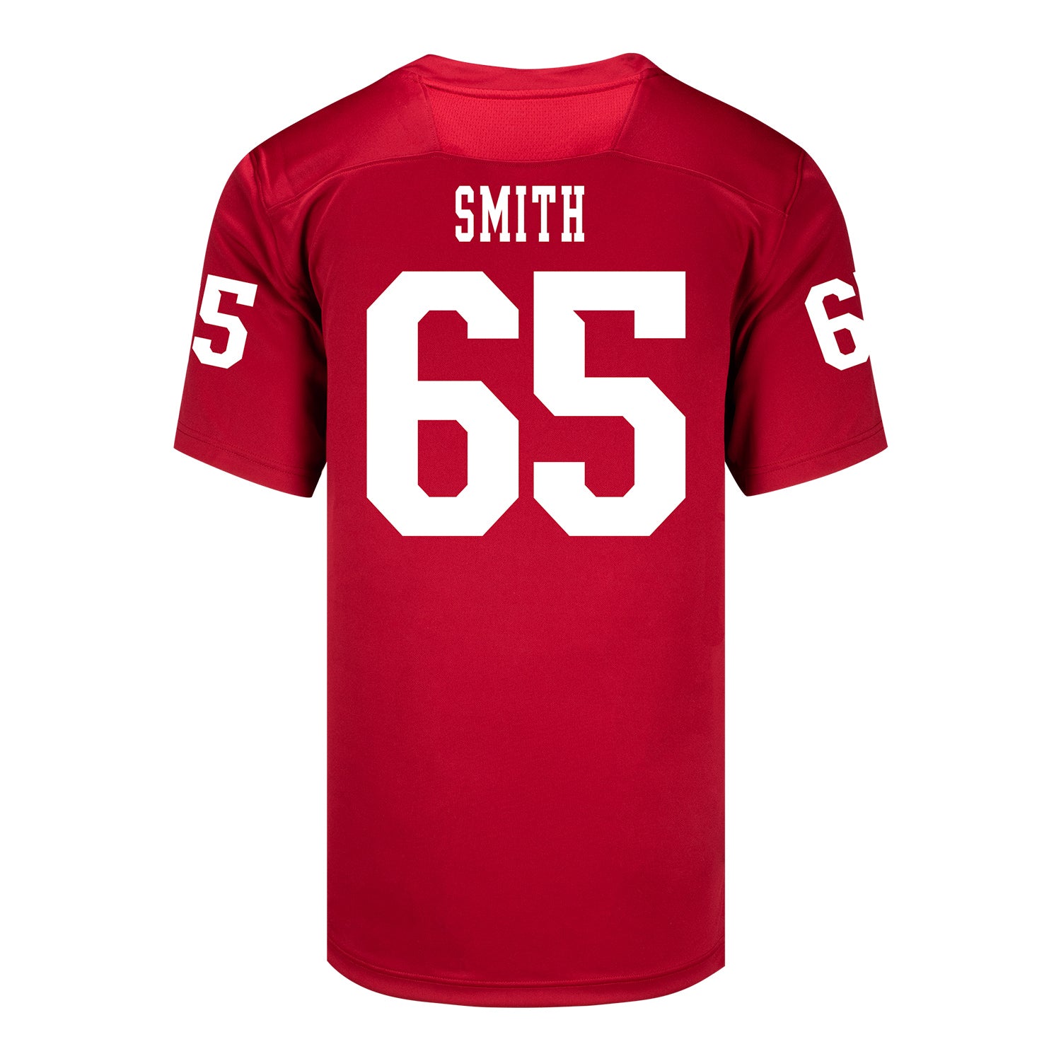 Indiana Hoosiers Adidas Football Student Athlete #65 Carter Smith Premier Football Jersey