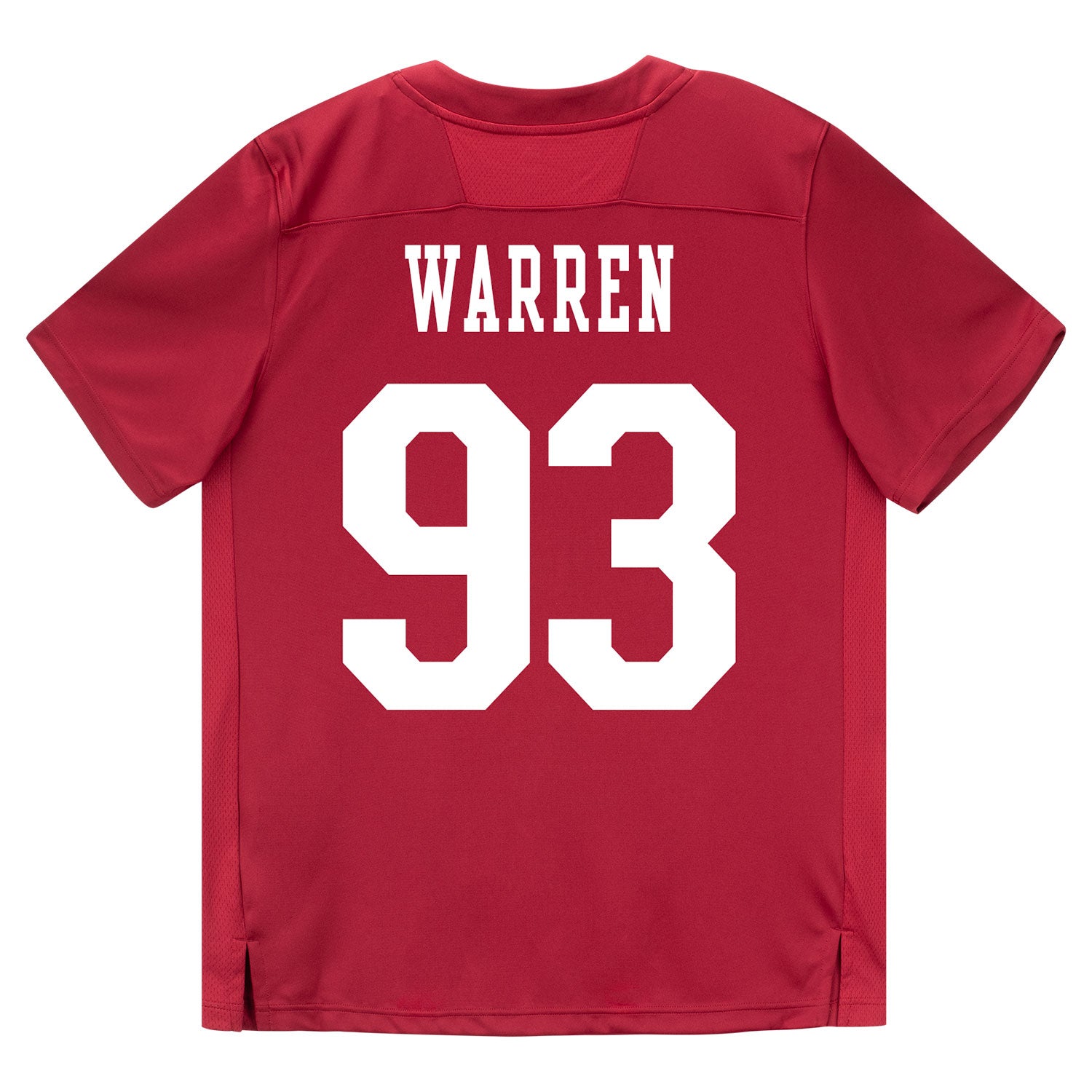Indiana Hoosiers Adidas Football Student Athlete #93 Quinn Warren Premier Football Jersey - Front View