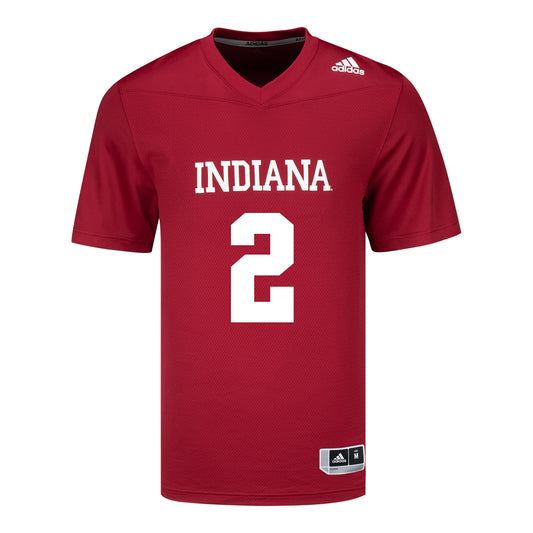 Indiana Hoosiers Adidas #2 Byron Baldwin Jr. Crimson Student Athlete Football Jersey