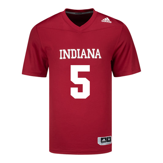 Indiana Hoosiers Adidas #5 Grant Wilson Crimson Student Athlete Football Jersey