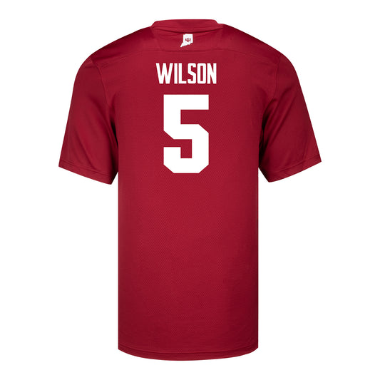 Indiana Hoosiers Adidas #5 Grant Wilson Crimson Student Athlete Football Jersey