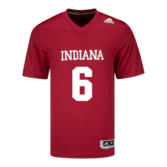 Indiana Hoosiers Adidas #6 Lebron Bond Crimson Student Athlete Football Jersey