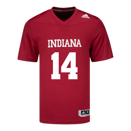Indiana Hoosiers Adidas #14 Maverick Geske Student Athlete Football Jersey