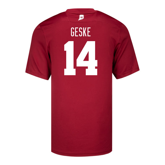 Indiana Hoosiers Adidas #14 Maverick Geske Student Athlete Football Jersey