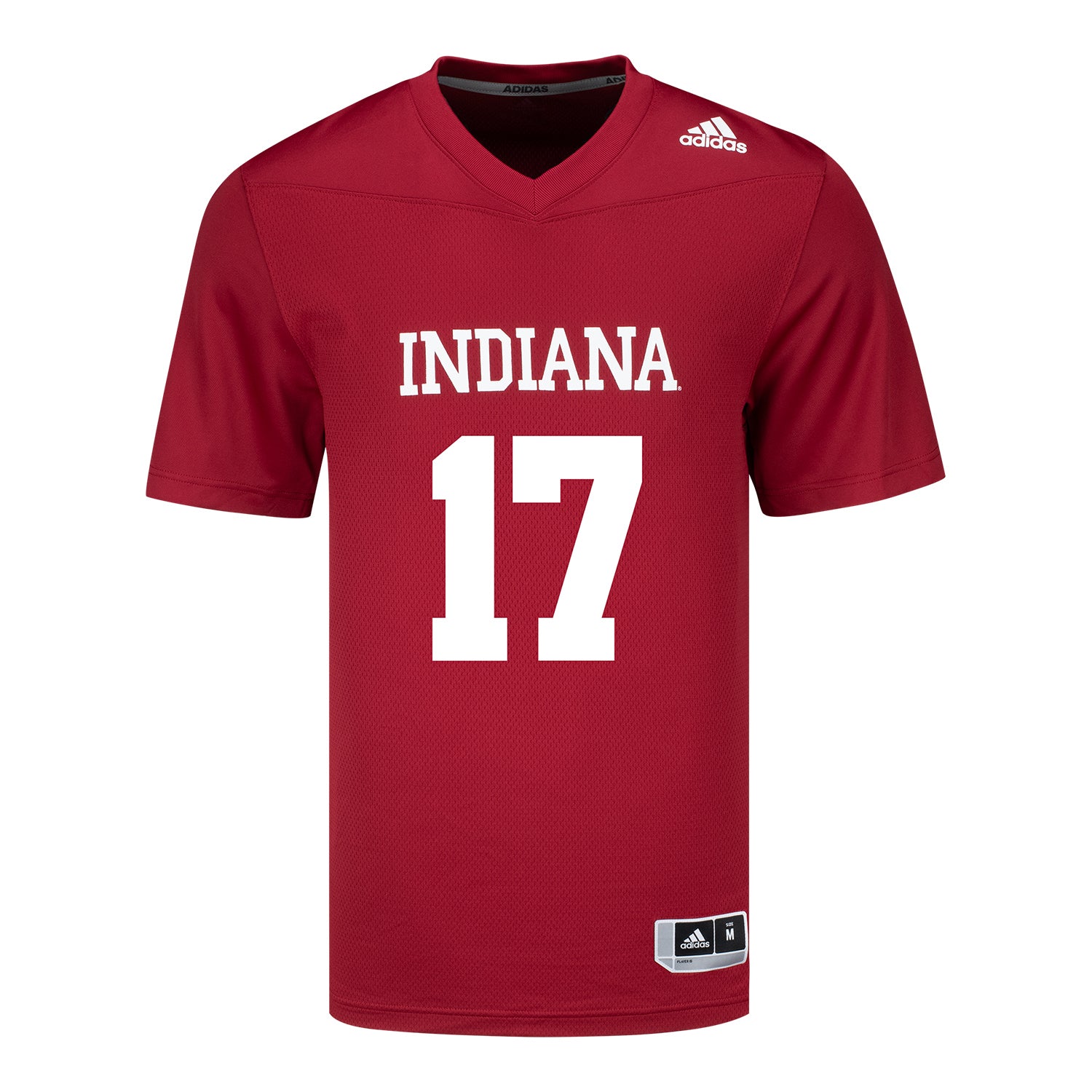 Indiana Hoosiers Adidas #17 Jackson Wasserstrom Student Athlete Football Jersey