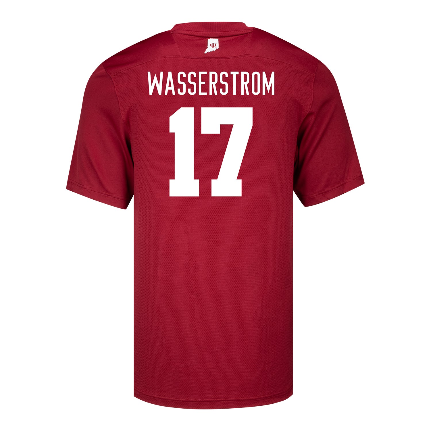 Indiana Hoosiers Adidas #17 Jackson Wasserstrom Student Athlete Football Jersey