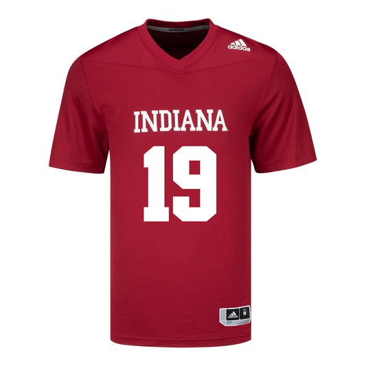 Indiana Hoosiers Adidas #19 Holden Staes Student Athlete Football Jersey