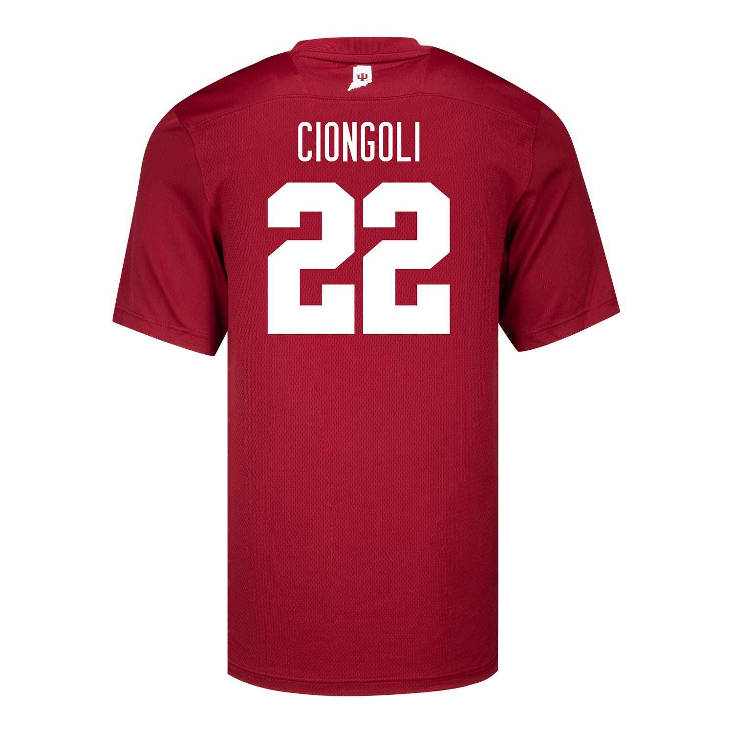Indiana Hoosiers Adidas #22 Ace Ciongoli Student Athlete Football Jersey