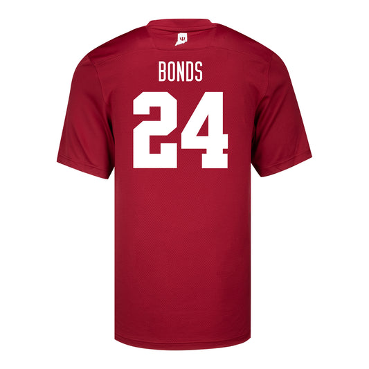 Indiana Hoosiers Adidas #24 Bryson Bonds Student Athlete Football Jersey