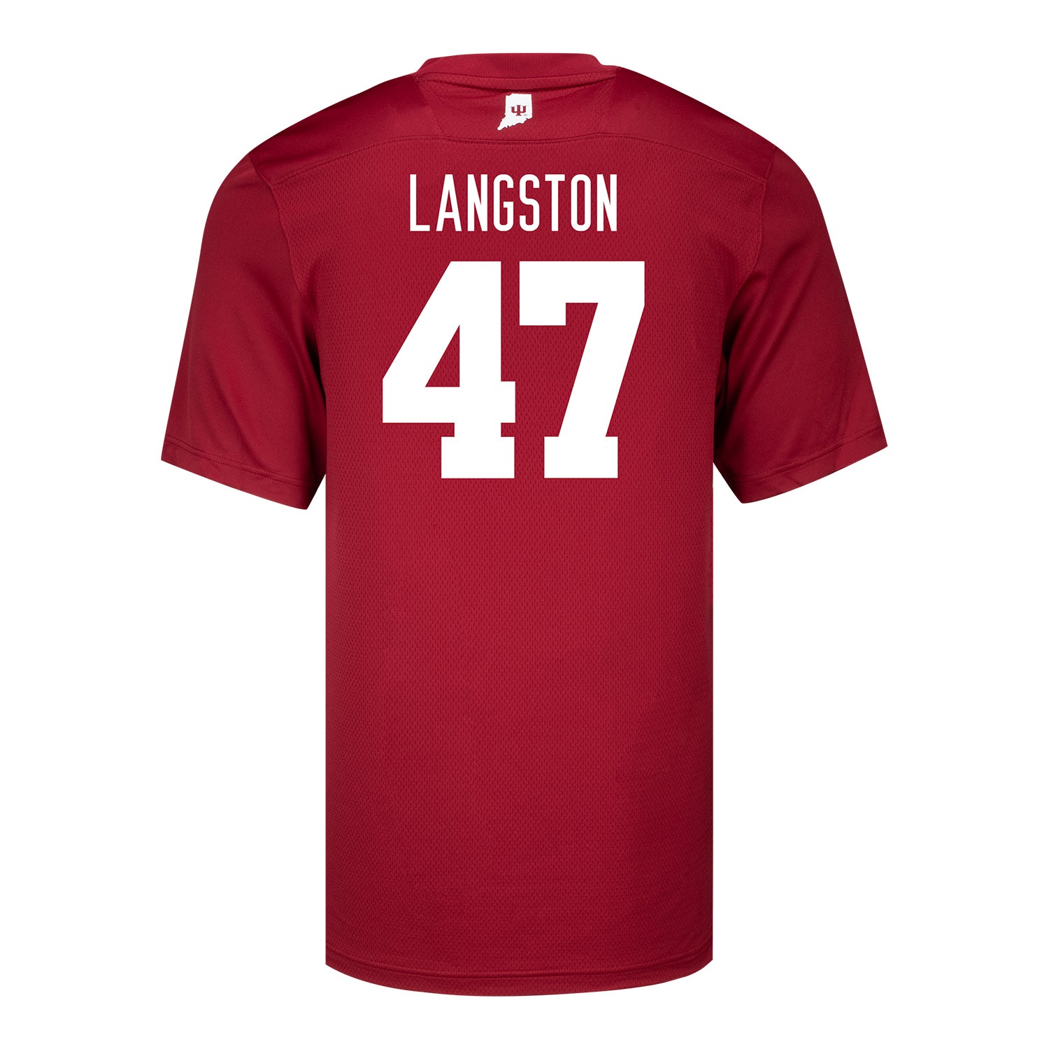 Indiana Hoosiers Adidas #47 Mark Langston Student Athlete Football Jersey