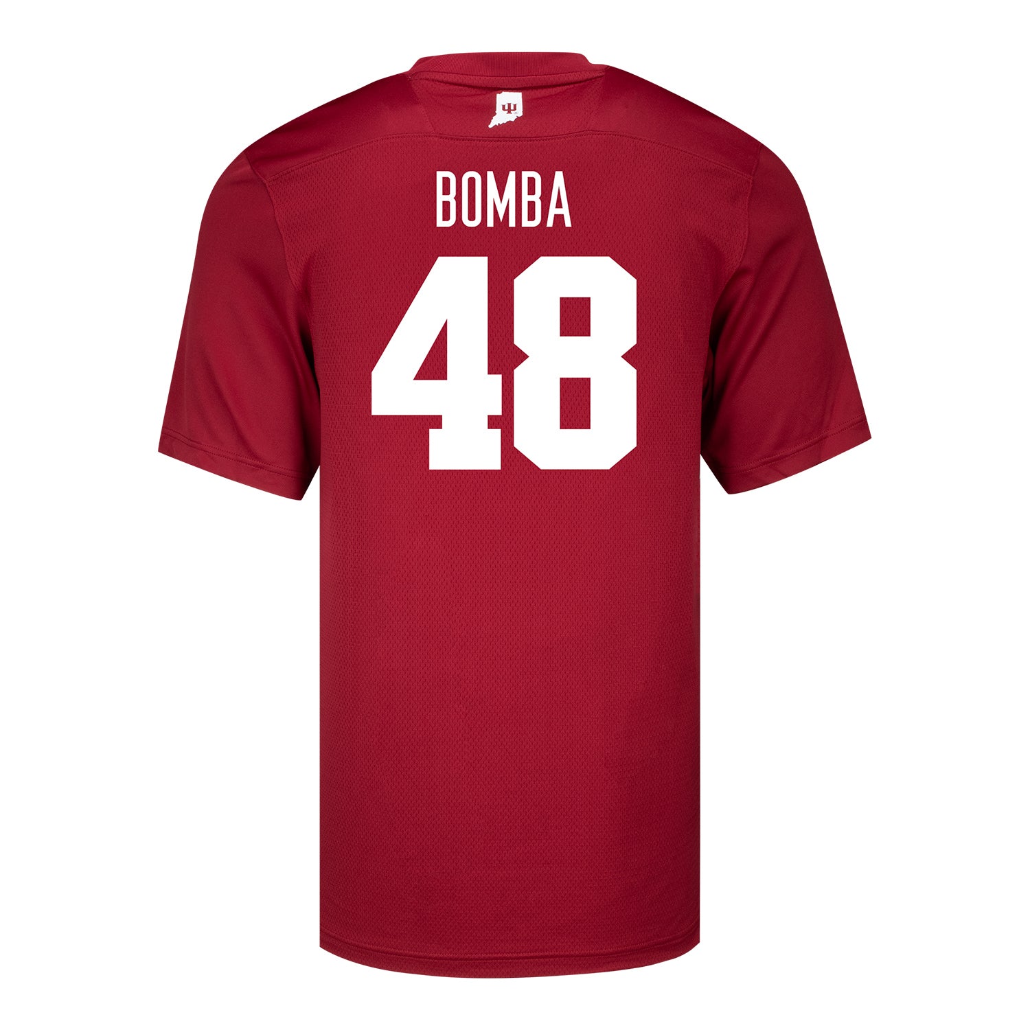 Indiana Hoosiers Adidas #48 James Bomba Student Athlete Football Jersey - Back View