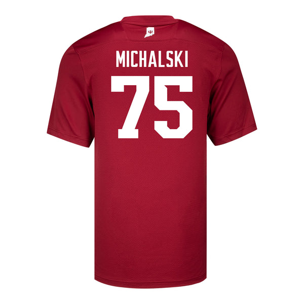 Indiana Hoosiers Adidas #75 Zenuae Michalski Student Athlete