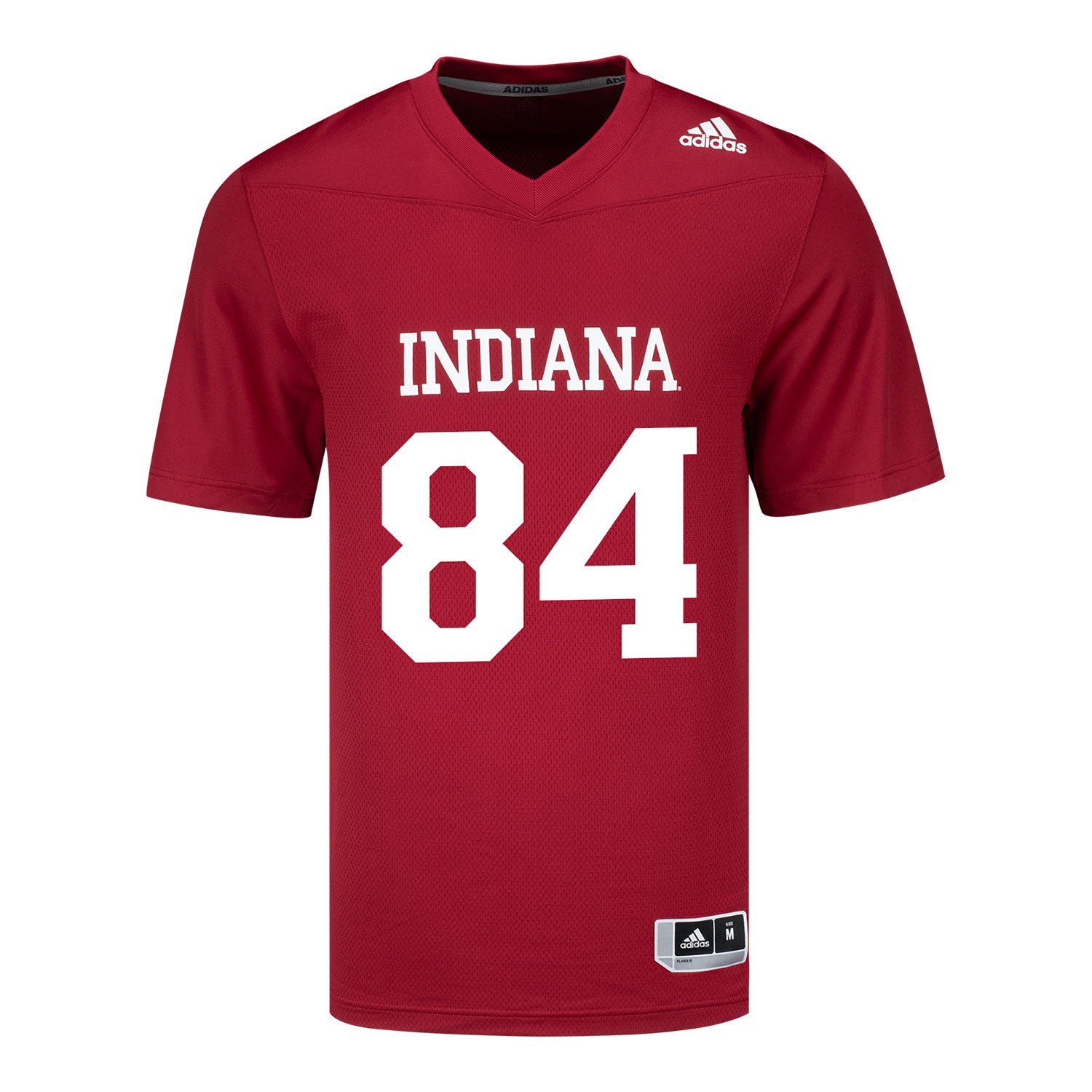 Indiana Hoosiers Adidas #84 Blake Thiry Student Athlete Football Jersey - Front View