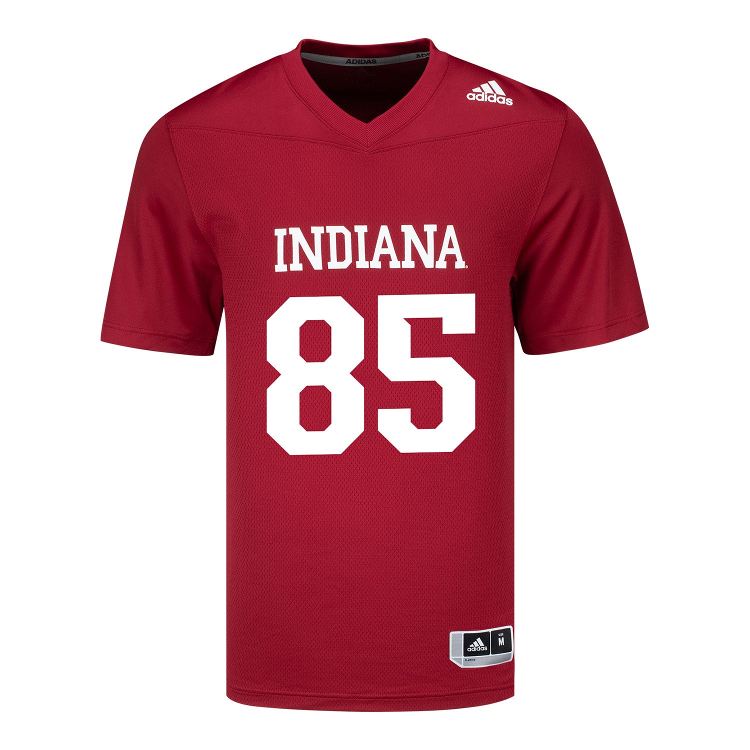 Indiana Hoosiers Adidas #85 Andrew Barker Student Athlete Football Jersey - Front View