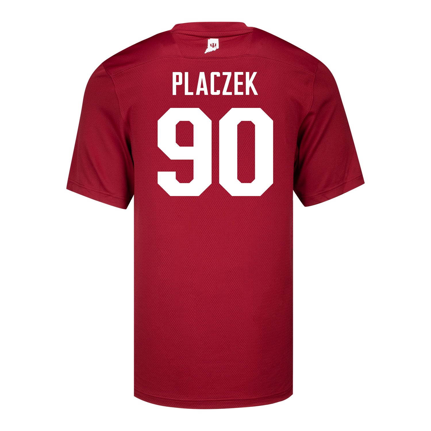Indiana Hoosiers Adidas #90 Joshua Placzek Student Athlete Football Jersey - Back View