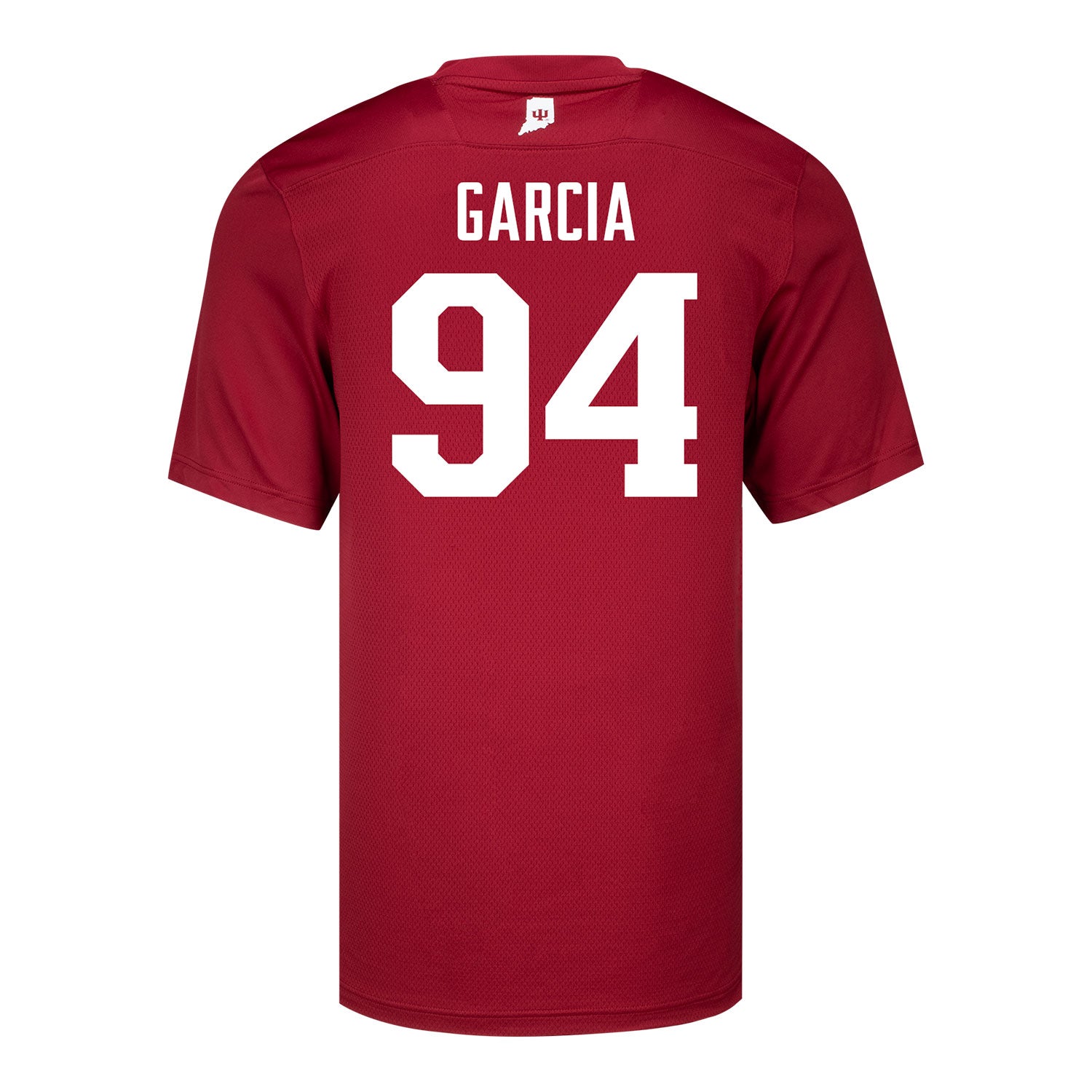 Indiana Hoosiers Adidas #94 Kyler Garcia Student Athlete Football Jersey - Back View