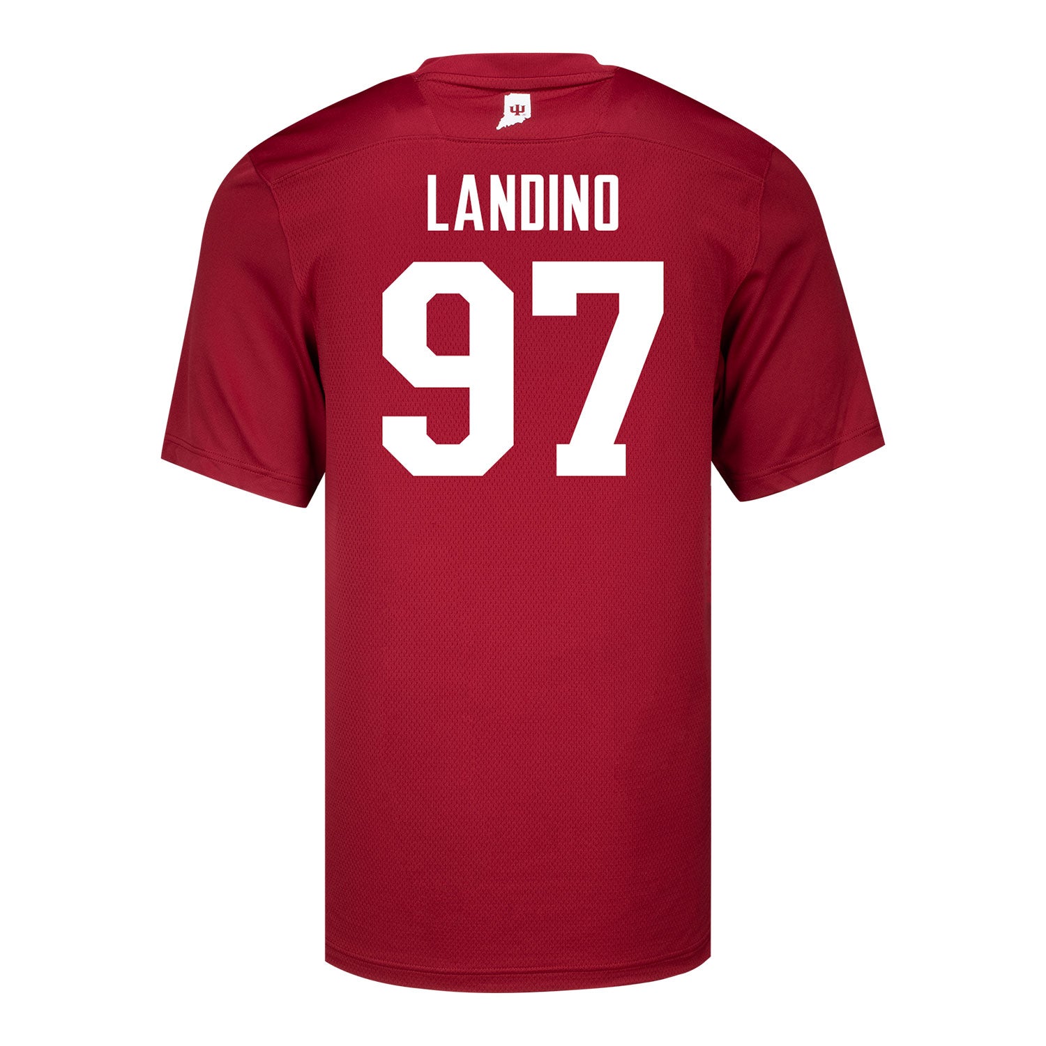 Indiana Hoosiers Adidas #97 Mario Landino Student Athlete Football Jersey - Back View