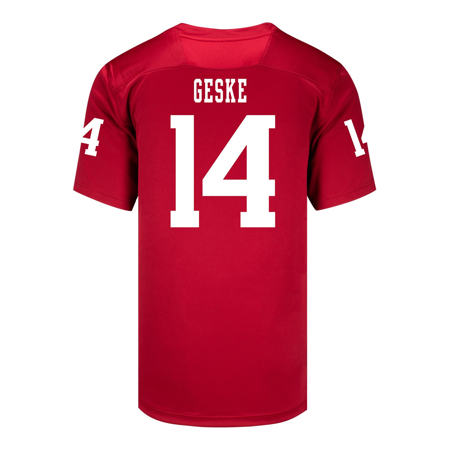Indiana Hoosiers Adidas Football Student Athlete #14 Maverick Geske Premier Football Jersey