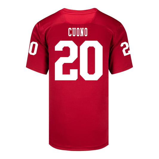 Indiana Hoosiers Adidas Football Student Athlete #20 Sean Cuono Premier Football Jersey