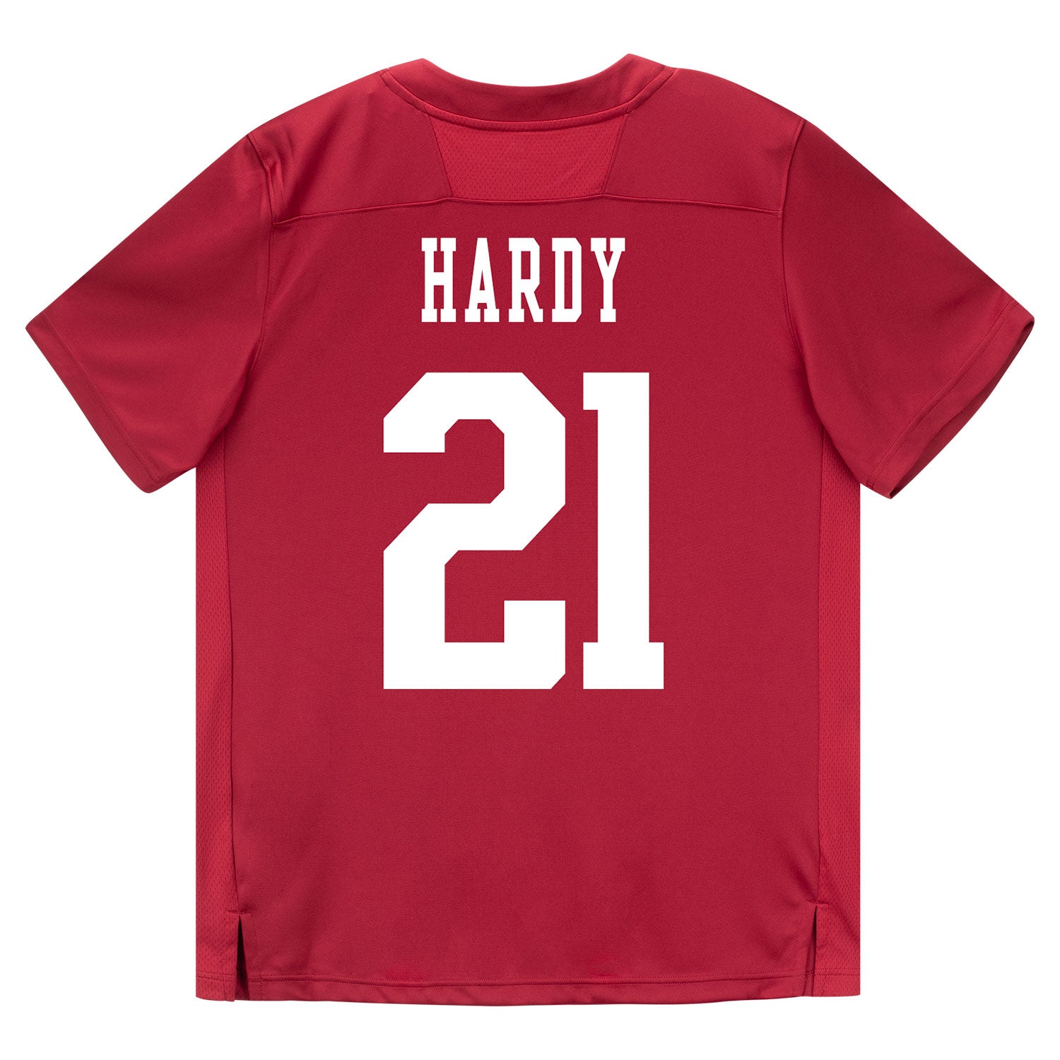 Indiana Hoosiers Adidas Football Student Athlete #21 Rolijah Hardy Premier Football Jersey - Back View