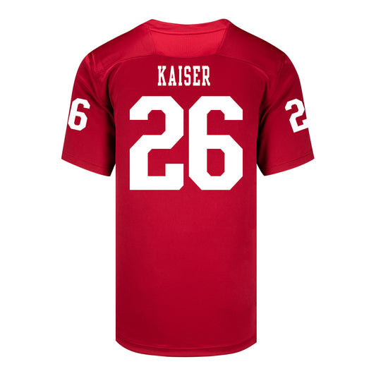 Indiana Hoosiers Adidas Football Student Athlete #26 Cade Kaiser Premier Football Jersey