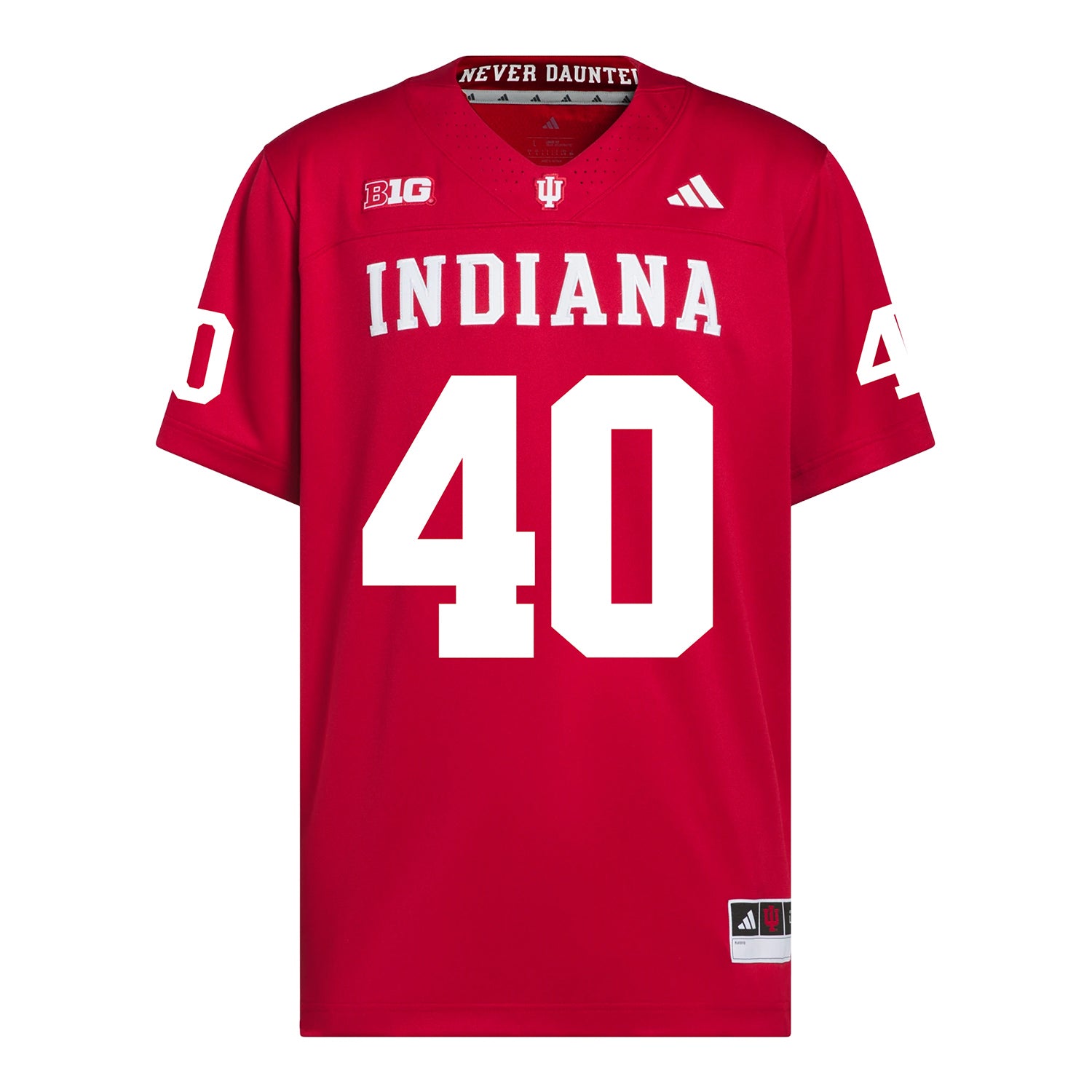 Indiana Hoosiers Adidas Football Student Athlete #40 Quentin Clark Premier Football Jersey