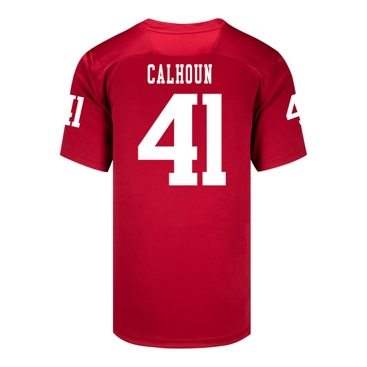 Indiana Hoosiers Adidas Football Student Athlete #41 Keishaun Calhoun Premier Football Jersey