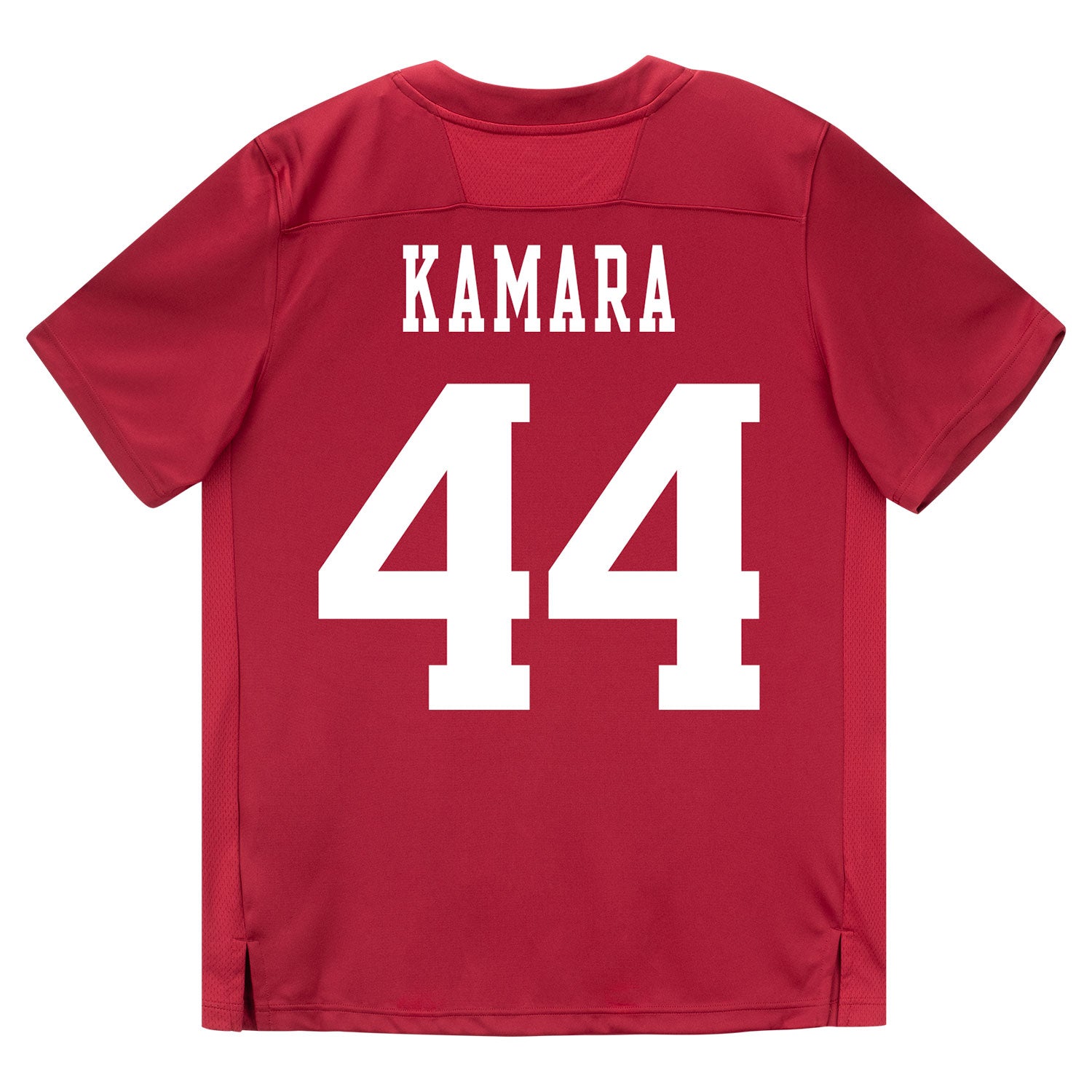Indiana Hoosiers Adidas Football Student Athlete #44 Amari Kamara Premier Football Jersey - Back View