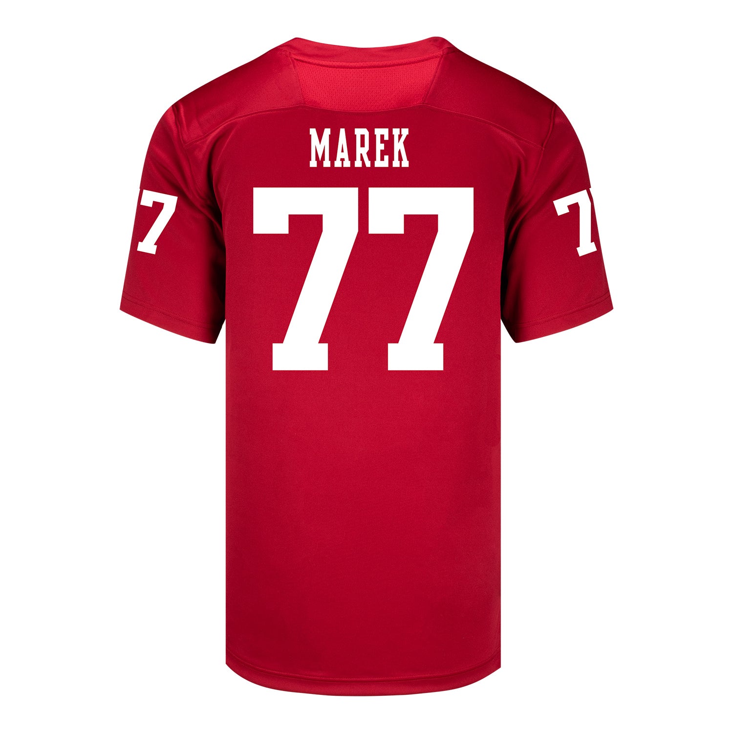 Indiana Hoosiers Adidas Football Student Athlete #77 Matt Marek Premier Football Jersey