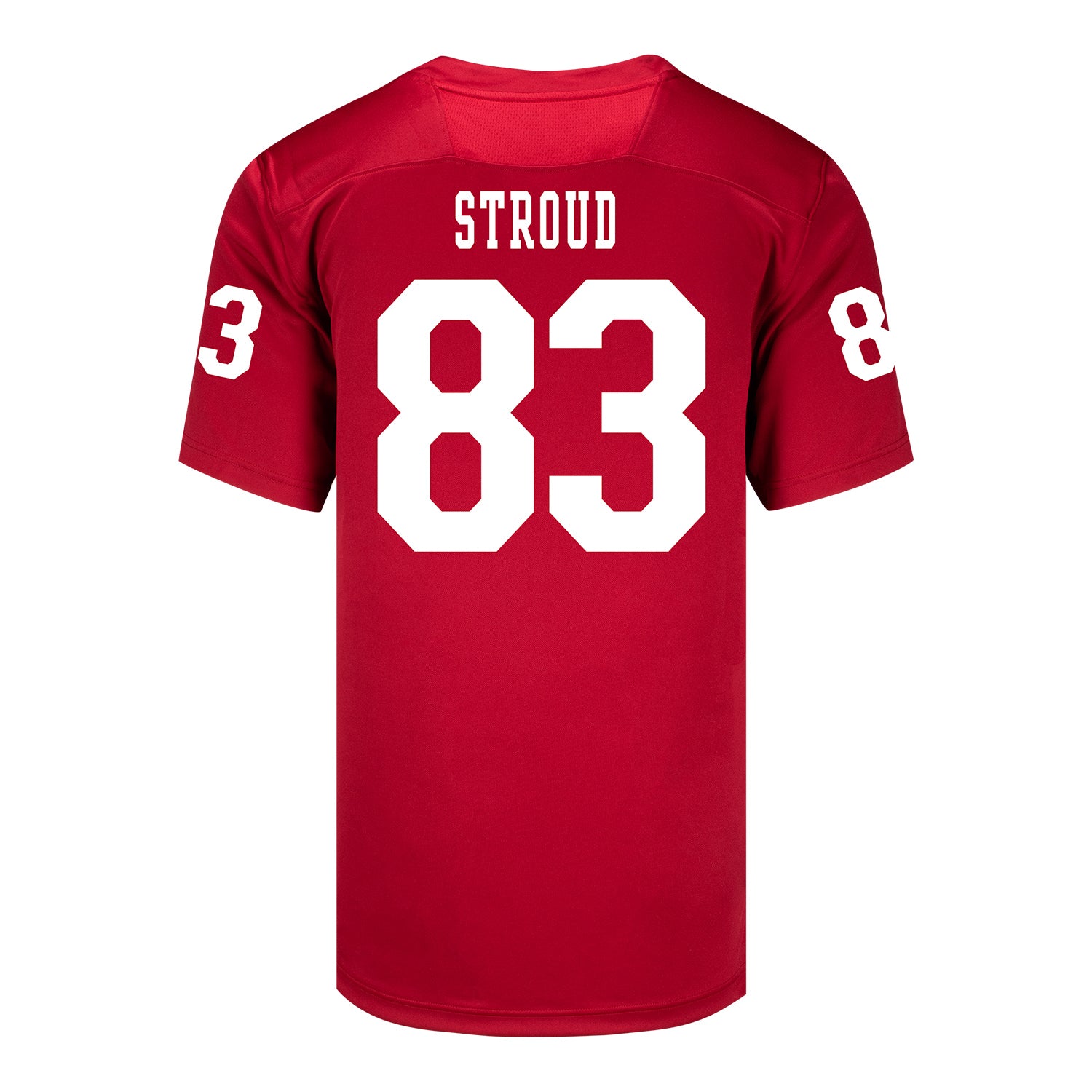 Indiana Hoosiers Adidas Football Student Athlete #83 Hunter Stroud Premier Football Jersey