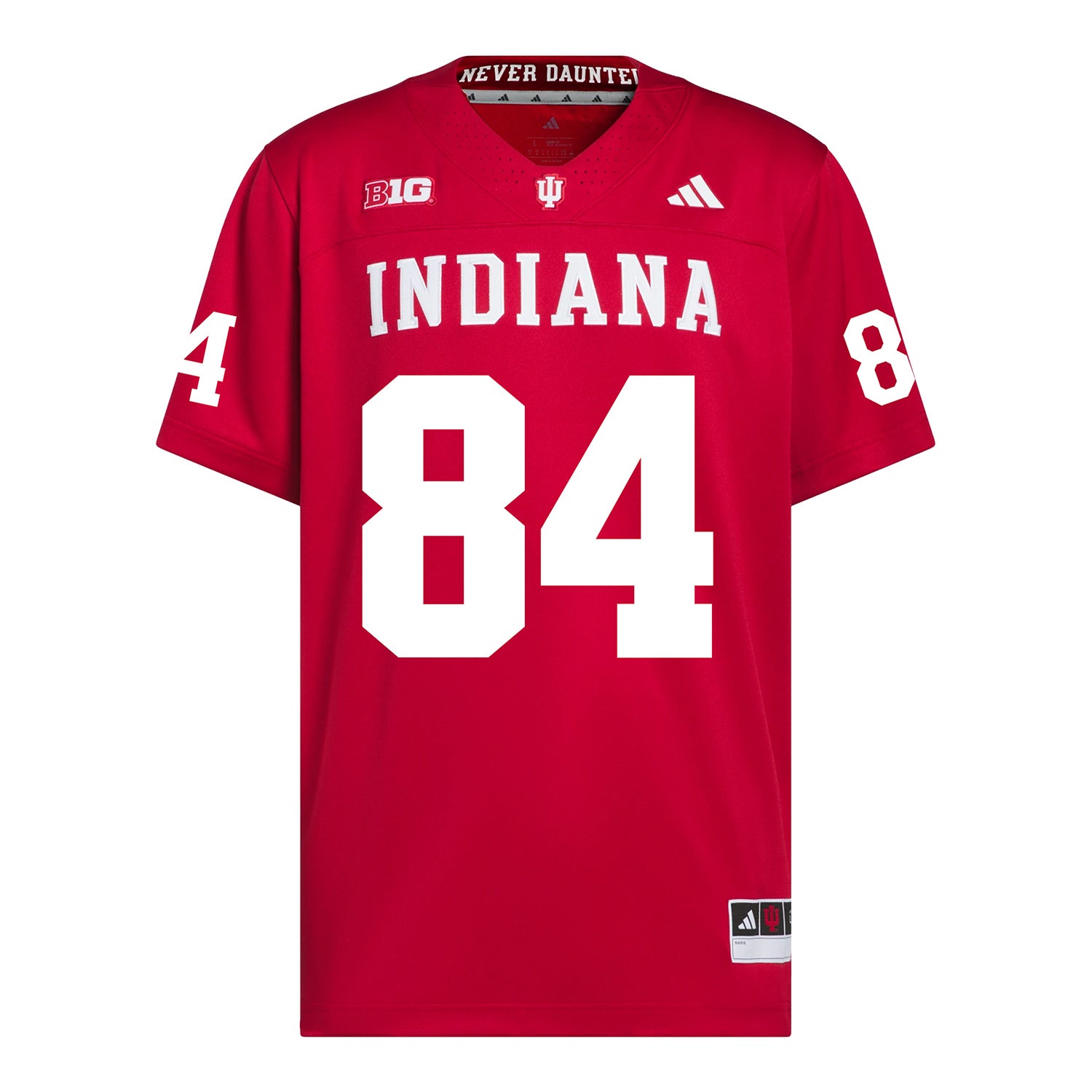 Indiana Hoosiers Adidas Football Student Athlete #84 Blake Thiry Premier Football Jersey