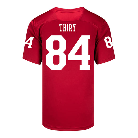 Indiana Hoosiers Adidas Football Student Athlete #84 Blake Thiry Premier Football Jersey