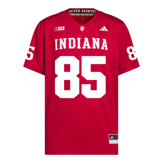 Indiana Hoosiers Adidas Football Student Athlete #85 Andrew Barker Premier Football Jersey