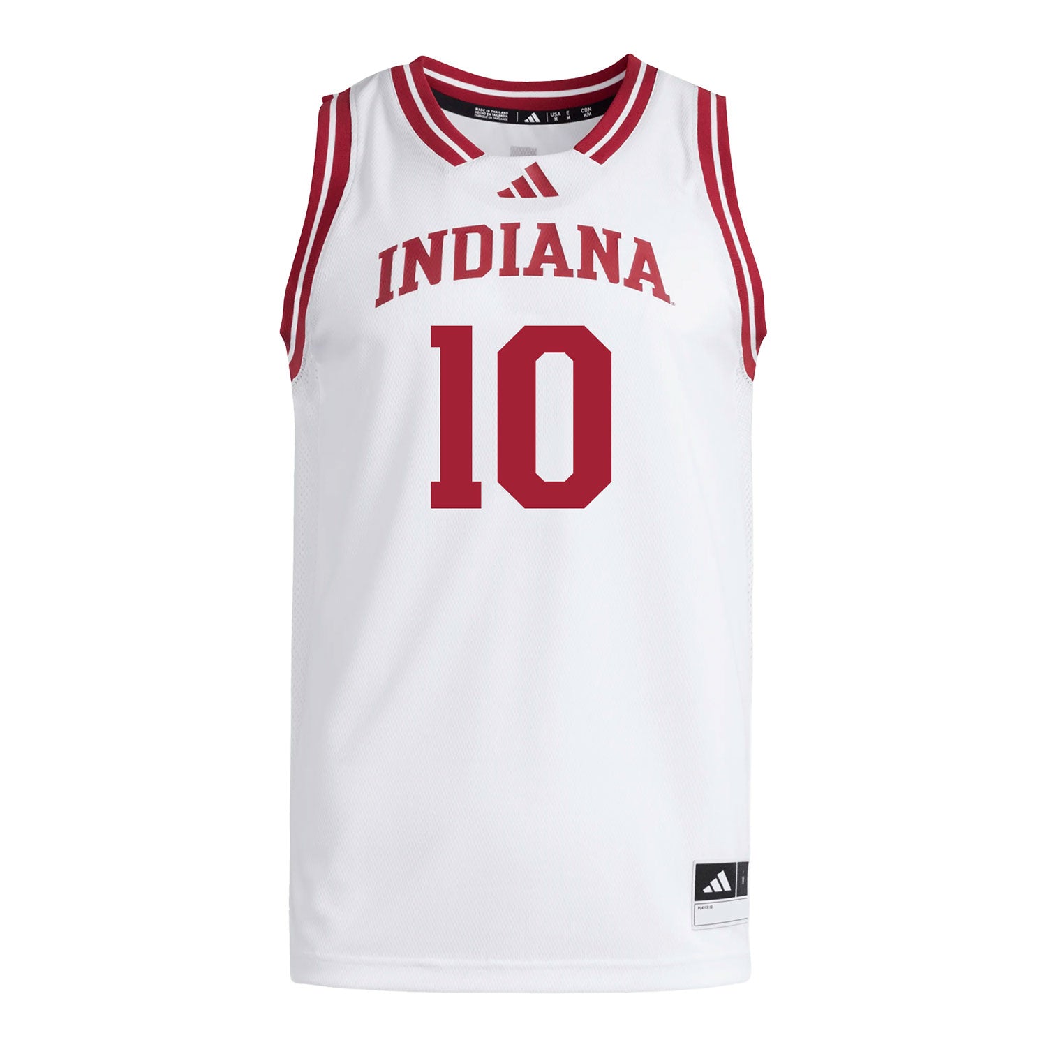 Indiana Hoosiers Adidas #10 Joshua Harris Student Athlete White Basketball Jersey
