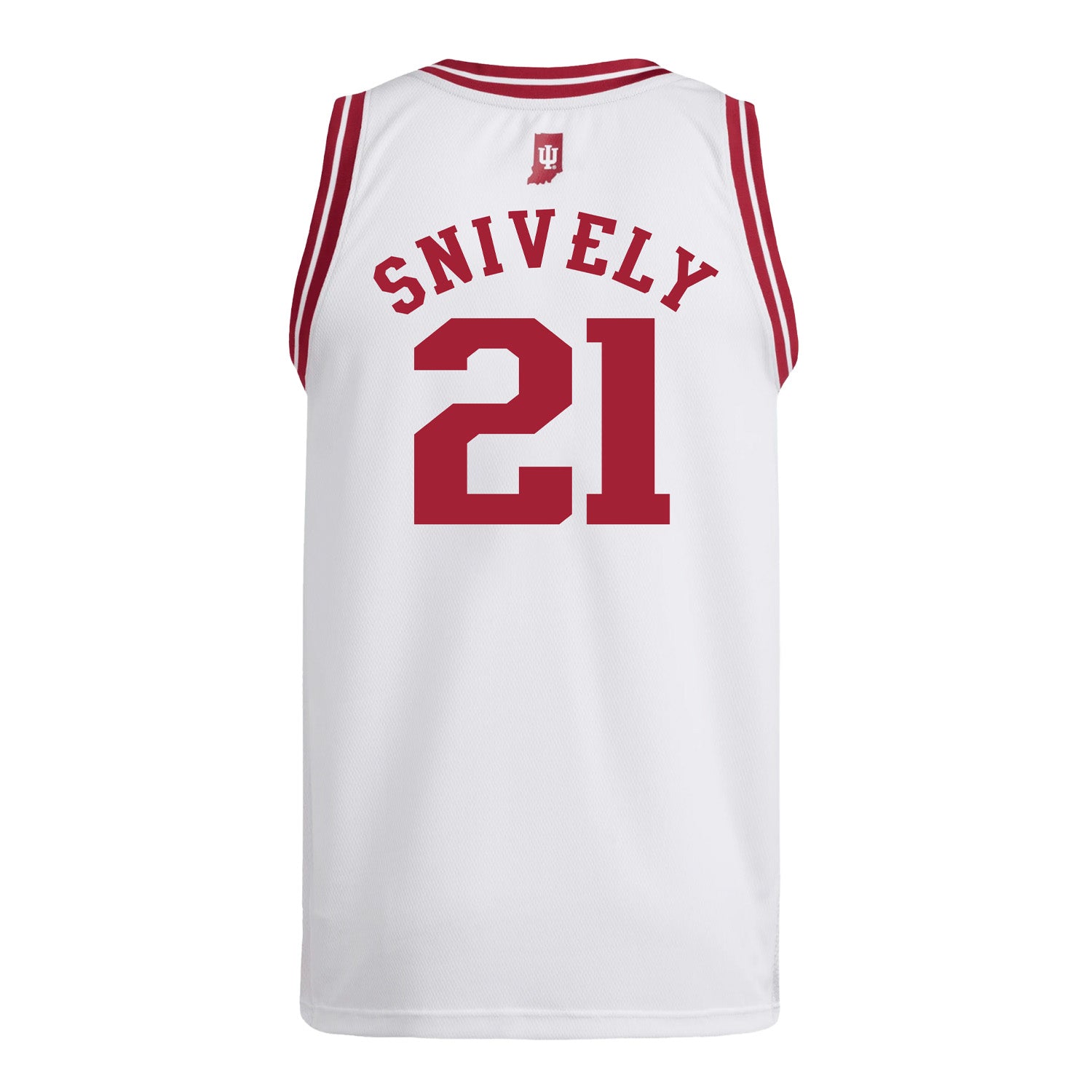 Indiana Hoosiers Adidas #21 Drew Snively Student Athlete White Basketball Jersey