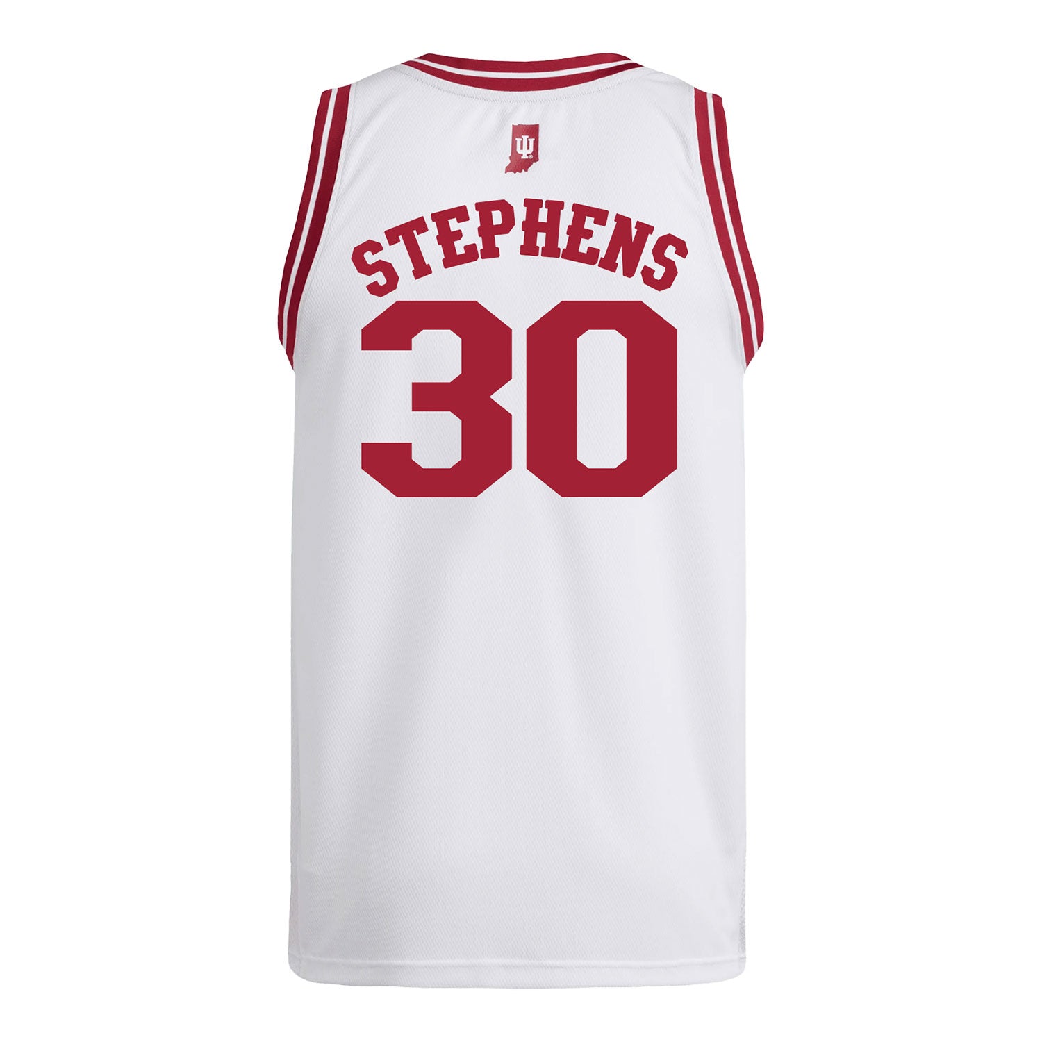 Indiana Hoosiers Adidas #30 Ian Stephens Student Athlete White Basketball Jersey