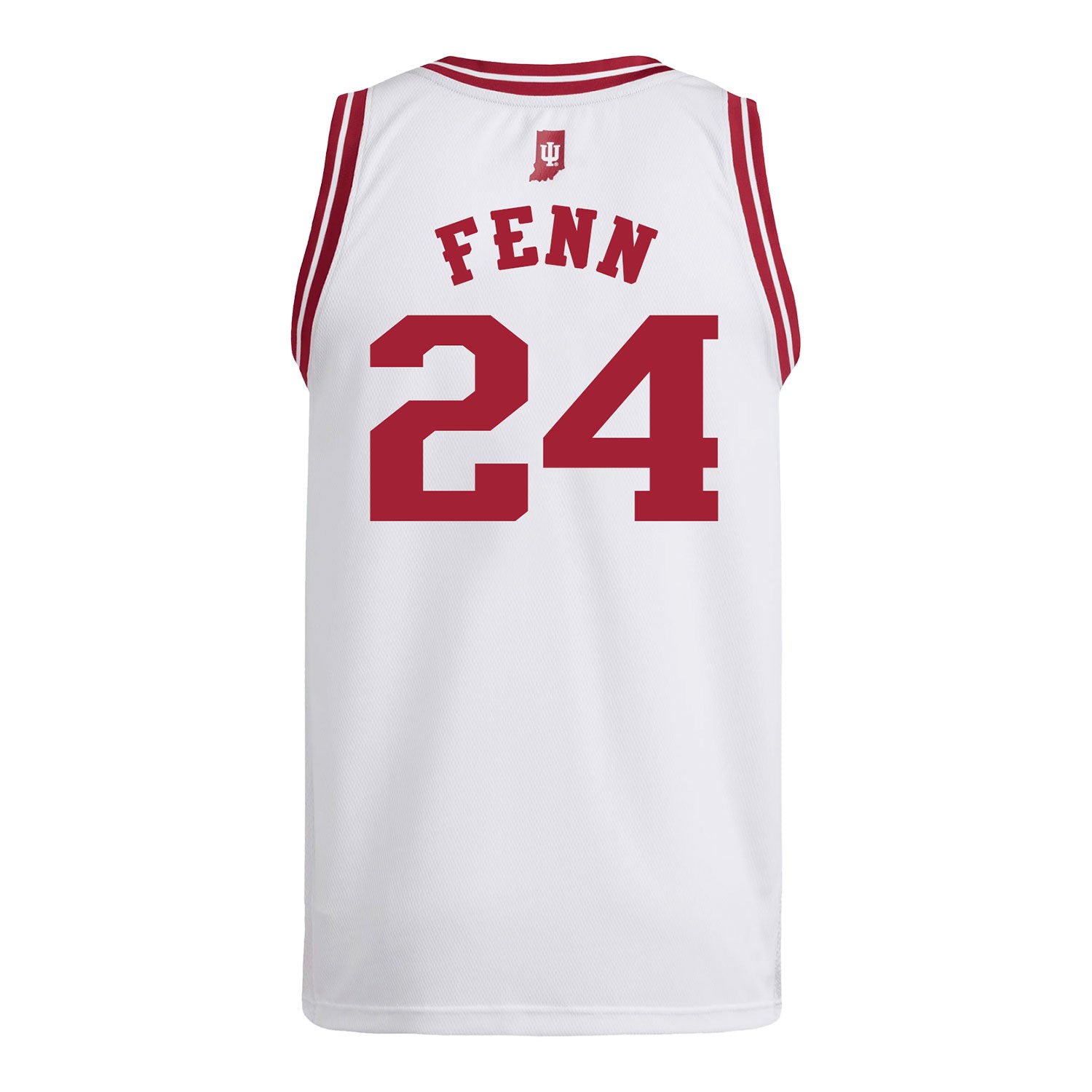 Indiana Hoosiers Adidas #24 Sydney Fenn Student Athlete White Basketball Jersey