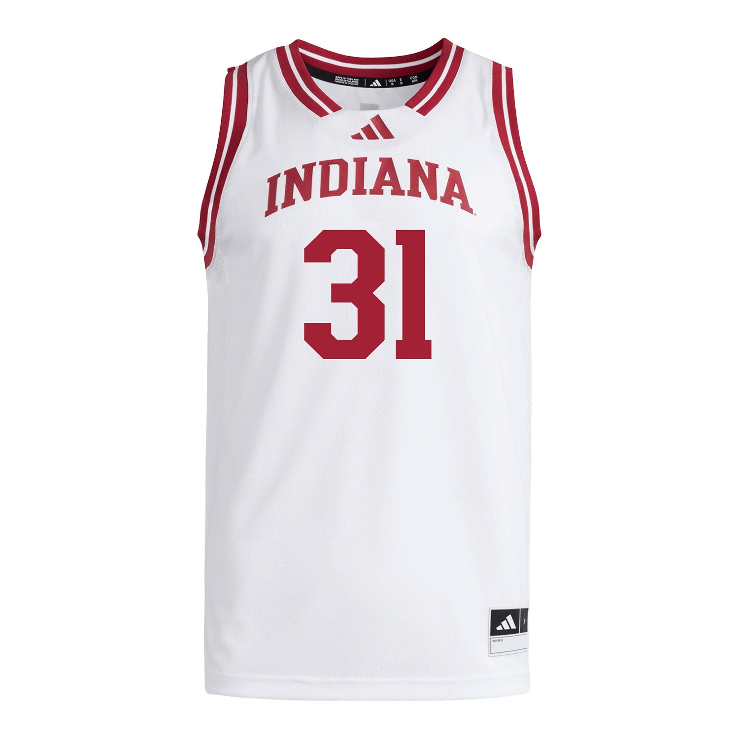 Indiana Hoosiers Adidas #31 Faith Wiseman Student Athlete White Basketball Jersey
