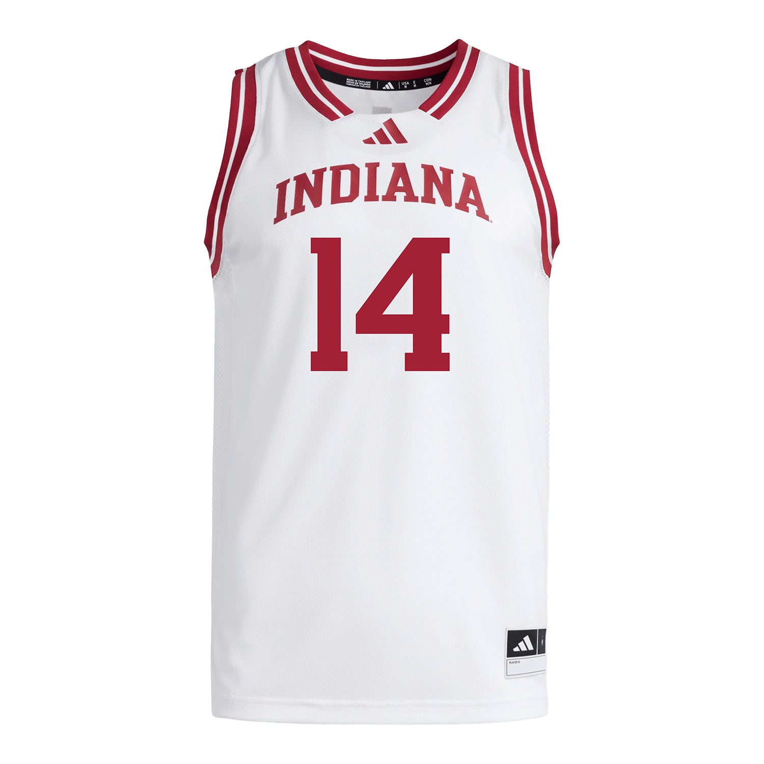 Indiana Hoosiers Adidas #14 Jordan Rayford Student Athlete White Basketball Jersey