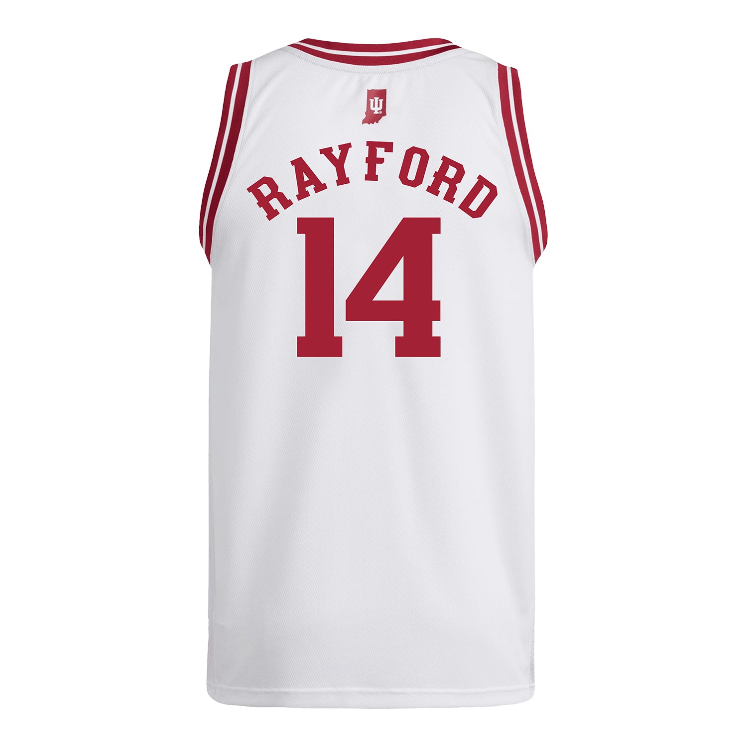 Indiana Hoosiers Adidas #14 Jordan Rayford Student Athlete White Basketball Jersey