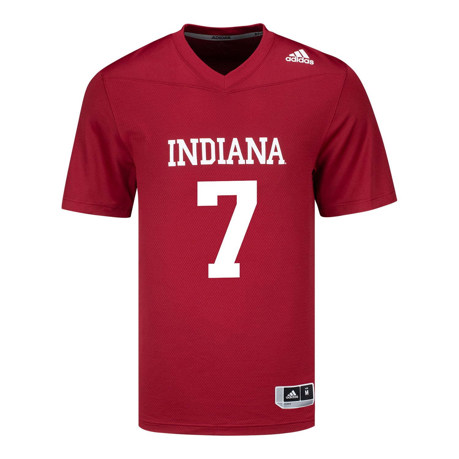 Indiana Hoosiers Adidas #7 Louis Moore Student Athlete Football Jersey - Front View