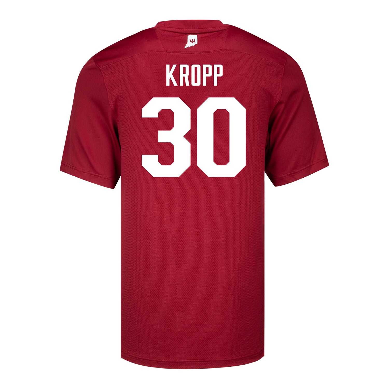 Indiana Hoosiers Adidas #30 Kyler Kropp Student Athlete Football Jersey - Back View