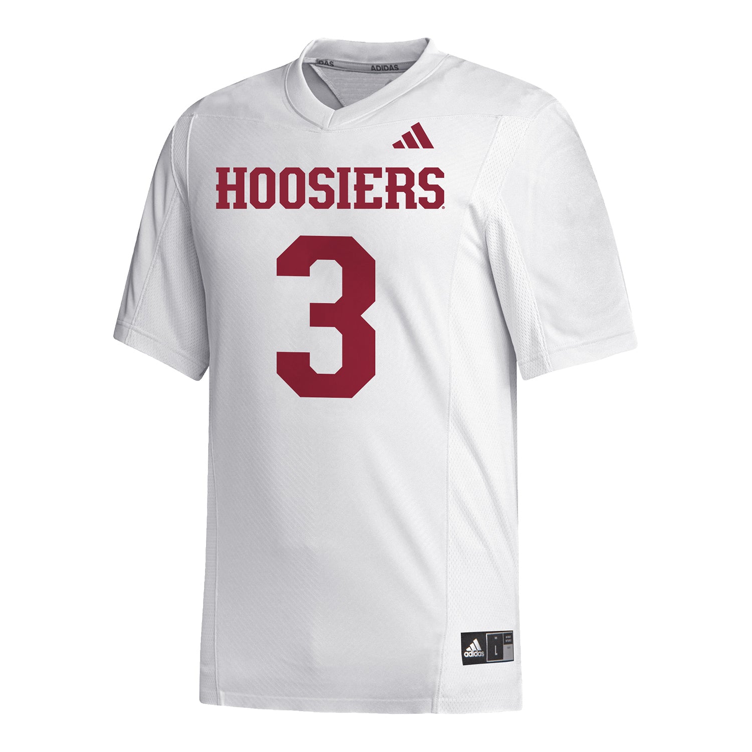 Indiana Hoosiers Adidas #3 Omar Cooper Jr. Student Athlete White Football Jersey