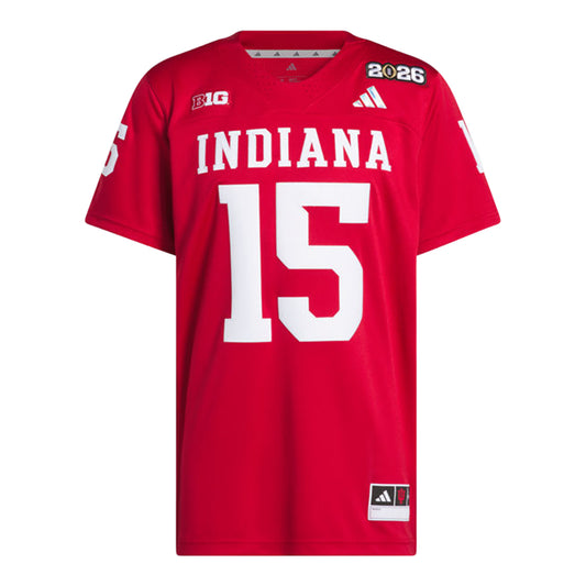 Indiana Hoosiers Adidas Football Fernando Mendoza CFP Premier Football Jersey - Full View